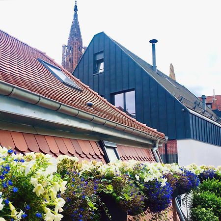 Le Carre D Or Appartement Terrasse Vue Cathedrale Strasbourg Exteriör bild